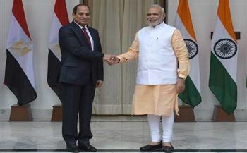 قبل وصول الرئيس السيسي اليوم.. أبرز الزيارات المتبادلة بين قادة مصر والهند