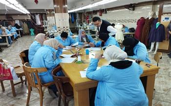 القوى العاملة: ختام فعاليات 3 دورات تدريبية على مهن التفصيل والخياطة واللغات ببورسعيد