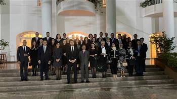 سفير كوريا الجنوبية يحتفل بالدبلوماسيين المصريين الجدد
