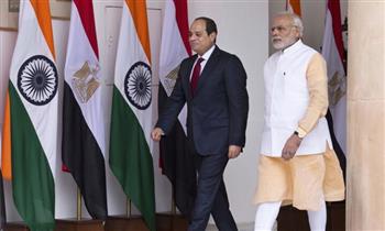 الرئيس السيسي : العلاقات الثنائية مع الهند تشهد طفرة ملموسة في كل أوجه التعاون
