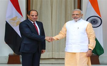 رئيس وزراء الهند يشكر للرئيس السيسي على مشاركته في احتفالات بلاده بيوم الجمهورية