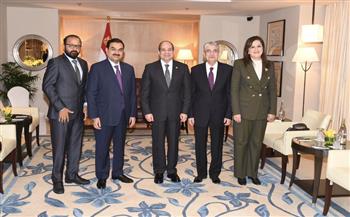 الرئيس السيسي يؤكد الاستعداد لتقديم الدعم لمجموعة أداني العالمية ومشروعاتها المستقبلية في مصر