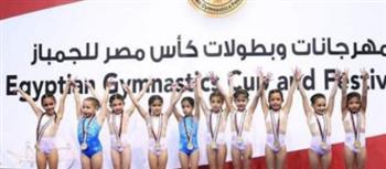 فراشات «النادي» يحصدن 38 ميدالية ذهبية في بطولة كأس مصر للجمباز الفني آنسات