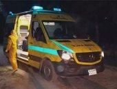 إصابة 18 شخصا في انقلاب سيارة ميكروباص بمركز سمالوط بالمنيا 