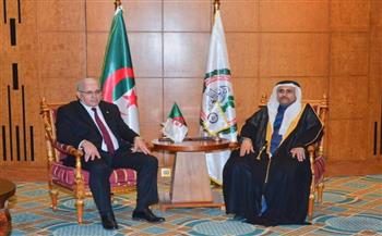 رئيس المجلس الشعبي الوطني الجزائري يلتقي رئيس البرلمان العربي