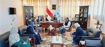 حامد يلتقي رئيس التنسيق الحضاري بإدارة التخطيط بالبحر الأحمر