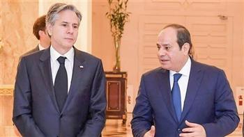 مباحثات الرئيس السيسي مع وزير الخارجية الأمريكي تتصدر اهتمامات صحف القاهرة