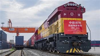 ارتفاع حجم الشحن بالسكك الحديدية الصينية خلال عام 2022