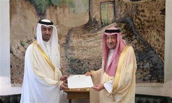 وزير الخارجية السعودي يتلقى رسالة خطية من نظيره الإماراتي تتعلق بالعلاقات الثنائية