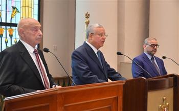 دعم مصري تام للتسوية السياسية | رئيس النواب يلقي كلمة أمام البرلمان الليبي