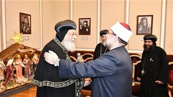 وزير الأوقاف والبابا تواضروس: مصر أنموذج فريد في نشر ثقافة التسامح الديني