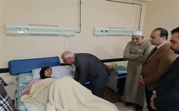 محافظ بورسعيد يتفقد مستشفى المبرة لمتابعة سير العمل 