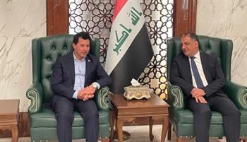 وزير الشباب يصل العراق لحضور افتتاح كأس الخليج العربي فى نسخته الـ 25