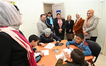 وزيرة شئون المرأة والطفولة بالكويت تزور مجمع الخدمات المتكاملة بالأسمرات