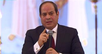 الرئيس السيسي: الناس في مصر قلقانة وخايفة.. ونصيحتي ما تدوش ودنكم لحد