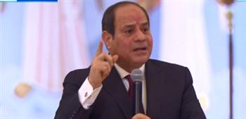 الرئيس السيسي يوجه سؤالًا للمواطنين: «لو مصر تعبت هتتخلوا عنها؟»