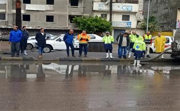 محافظ الإسكندرية يوجه بالتواجد الميداني على مدار الساعة للتعامل مع سقوط الأمطار