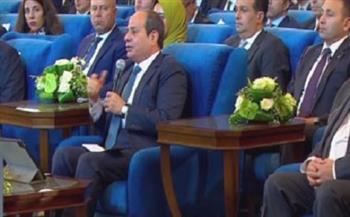 الرئيس السيسي: ميناء الإسكندرية الأكثر الموانئ كفاءة في المنطقة