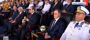 الرئيس السيسي يقدم التحية لأسر خريجي أكاديمية الشرطة