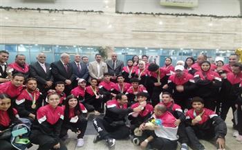 وزارة الرياضة تستقبل يعثة منتخب مصر للكاراتيه التقليدي بعد الفوز ببطولة العالم