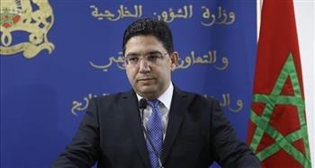وزير الشؤون الخارجية المغربي يدعو إلى بذل كل الجهود لوقف العدوان على قطاع غزة