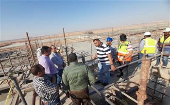 رئيس «العاصمة الإدارية» يتابع أعمال مشروع محطة المعالجة الرئيسية 