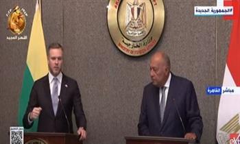 وزير خارجية ليتوانيا: نستفيد من التعاون مع مصر في مجالات الرقمنة 