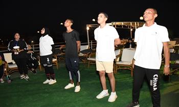 وزارة الرياضة تنظم يومًا رياضيًا للوفود المشاركة بمشروع «سفينة النيل للشباب العربى»  