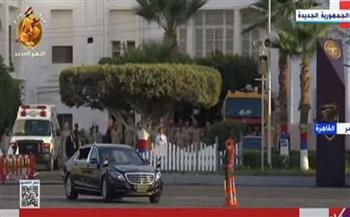 الرئيس السيسي يصل إلى مقر انعقاد حفل تخرج دفعة جديدة من الكليات العسكرية