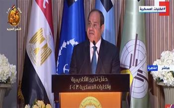 الرئيس السيسي: سعي مصر للسلام يحتم عليها ألا تترك الأشقاء في فلسطين