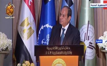 الرئيس السيسي: إرادة الله حكمت أن تظل مصر آمنة مطمئنة رغم التحديات المحيطة 