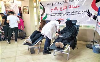 مسؤول بحملة «قطرة دماء تساوي حياة»: إقبال كبير من المواطنين لدعم أهالي غزة