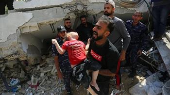 منظمة الدفاع عن الأطفال: 614 طفل قتلوا خلال القصف الإسرائيلي على غزة