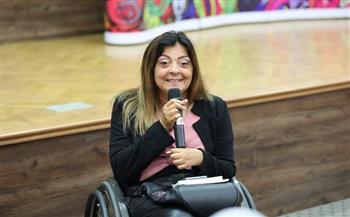 إيمان كريم تهنئ هبة هجرس لفوزها بمنصب مقرر حقوق ذوى الإعاقة بالأمم المتحدة 