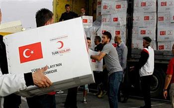 تركيا ترسل طائرة مساعدات ثالثة لقطاع غزة