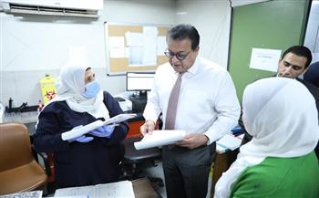 ​وزير الصحة يتفقد مستشفى الجلاء التعليمي لأمراض النساء للوقوف على الخدمات المقدمة للمرضى