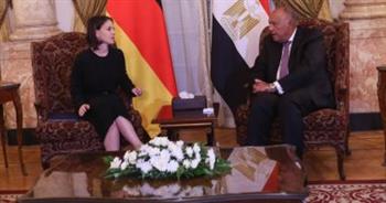 وزير الخارجية يستقبل نظيره الألماني لبحث تطورات القضية الفلسطينية