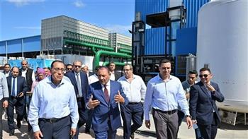 رئيس الوزراء يتفقد مصنع "غازات" للغازات الطبية والصناعية بالمنطقة الصناعية ببورسعيد  