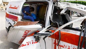 استشهاد عشرة مسعفين وتدمير 23 سيارة فى غزة