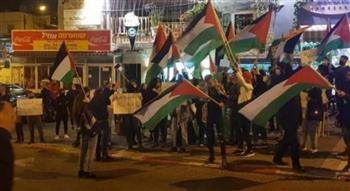 وقفة تضامنية في رام الله تنديدا بالعدوان الإسرائيلي على غزة