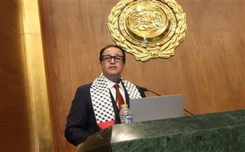 علاء عابد أمام البرلمان العربي يتساءل عن دور المجتمع الدولي فيما يحدث بفلسطين