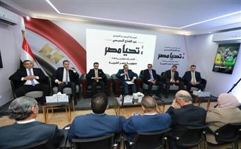 الحملة الرسمية للمرشح عبدالفتاح السيسي تستقبل وفدا من نقابة العاملين بالغزل والنسيج