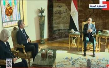 الرئيس السيسي: غياب أفق حل القضية الفلسطينية أدى إلى تفاقم الغضب