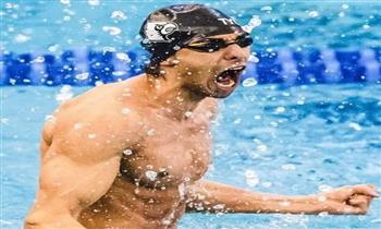  عبد الرحمن سامح يفوز بذهبية كأس العالم للسباحة في اليونان