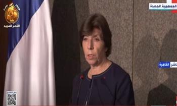 وزيرة خارجية فرنسا: ندعو لإعلاء صوت العقل وحماية المدنيين في غزة 