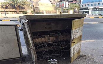الأمن يستجيب لشكوى كابينة كهرباء «بدون غطاء» في مدينة نصر