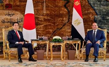الرئيس السيسي ورئيس وزراء اليابان يبحثان هاتفيًا تطورات التصعيد في غزة