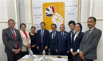 المرشح الرئاسي فريد زهران يستقبل وفدا من السفارة الفرنسية 