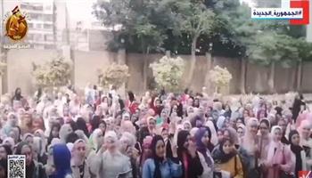  مسيرات في الجامعات لتأييد موقف الرئيس السيسي من القضية الفلسطينية (فيديو)