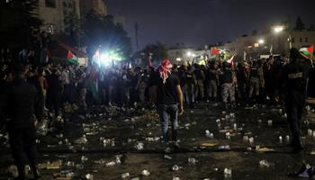 إصابات بصفوف الأمن الأردني في مظاهرات قرب السفارة الإسرائيلية
